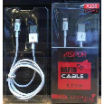 Cáp sạc Aspor rapid cable A106 lighting