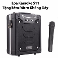 Loa kéo Bluetooth hát Karaoke âm thanh lớn đa năng kèm mic Daile S11