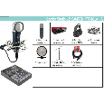 Combo studio với micro phòng thu âm Samson MTR101A