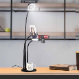 Đèn giá đỡ điện thoại và mic micro với led