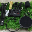 Bộ Combo Micro Thu Âm BM800 + Sound Card V tieng anh + Dây Livestream + Kẹp Đỡ Để Bàn Và Màng Lọc