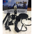 Combo mic BM-8000 hộp giấy, giá đỡ, màng lọc