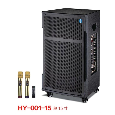 Loa Kéo DTC HY-001-15 (15, 2 Mic, 800-1200W)