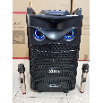 LOA KÉO DI ĐỘNG MBA SA-6106 (400W, Bass 2 tấc, 2 Micro, 11Kg)