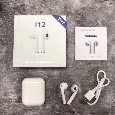 Tai Nghe Bluetooth 5.0 i12 TWS Cảm Ứng Nhét Tai Không Dây