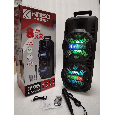 Loa kéo di động KIMISO QS-201 (Bass đôi 8, 1 Mic dây)