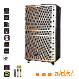 Loa kéo di động ...a/d/s TBF-15K (Bass 4 tấc, 2 Micro) | Loa ads