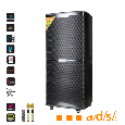 Loa Kéo Di Động ...a/d/s TBG215L (Bass 15 đôi, 2 Micro) | Loa ads