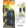 Loa kéo mini MN22 (Bass Đôi 8, 1 Micro Không Dây, Nặng 5.8Kg)