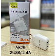 Củ sạc 2 cổng Aspor A829 – 12W 2.4A