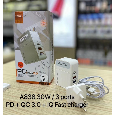Củ sạc nhanh QC3.0 Aspor A838 - 3 Cổng 30W