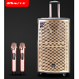 Loa Kéo Di Động QiSheng LX-161 (Bass 10, 2 Micro, 100W)