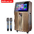 Loa Kéo Di Động QiSheng QS-15Z (Màn hình cảm ứng Android 19, Bass 12, 2 Micro, 600W)