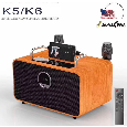 Loa 2.1 Bluetooth Karaoke SALON K5/K6 (200W, 2 Micro Không Dây)