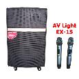 Loa kéo di động AVLight EX15 (Bass 4 tấc, 2 Micro)