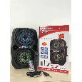 Loa Bluetooth Di Động CH-6610 (Bass đôi 6.5 x2, 1 Micro có dây)
