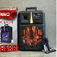 Loa Kéo Di Động KIMISO QS-1250 (Bass 12, 1 Micro có dây)