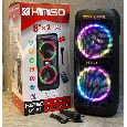 Loa Di Động Karaoke KIMISO QS-82 (Bass đôi 8 x2, 1 Micro có dây)