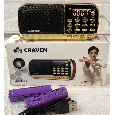 Máy nghe nhạc thẻ nhớ, USB, đài FM CRAVEN CR-836S