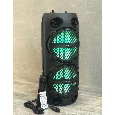 Loa Di Động Karaoke KIMISO QS-653 (Bass đôi 6.5 x2, 1 Micro có dây)