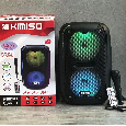 Loa Di Động Karaoke KIMISO QS-6601 (Bass đôi 6.5 x2, 1 Micro có dây)