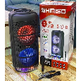 Loa Di Động Karaoke KIMISO QS-211 (Bass đôi 8 x2, 1 Micro có dây)