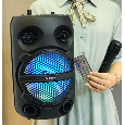Loa Di Động Karaoke KIMISO QS-611 (Bass đôi 6.5, 1 Micro có dây)
