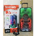 Loa Kéo Di Động KIMISO QS-213 (Bass đôi 8x2, 1 Micro không dây)
