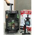 Loa Kéo Di Động KIMISO QS-3811 (Bass 8, 1 Micro không dây)