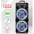 Loa Kéo Di Động KIMISO QS-A224 (Bass đôi 8x2, 1 Micro có dây)