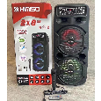 Loa Di Động Karaoke KIMISO QS-222 (Bass đôi 8x2, 1 Micro có dây)