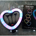 Đèn LED LiveStream RGB LED MJ48 nhiều màu kèm giá đỡ 3 điện thoại