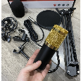 COMBO Micro Thu Âm BM-800 (Mic, Màng Lọc, Kẹp Bàn)