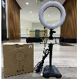 Đèn LiveStream ST1 (16Cm, Kèm giá đỡ 2 điện thoại)