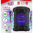 Loa Di Động Karaoke KIMISO QS-4606 (Bass 6.5, 1 Micro có dây)
