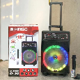 Loa Kéo Di Động Karaoke KIMISO QS-1343 (Bass 12, 1 Micro không dây)