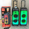 Loa Bluetooth Karaoke KIMISO QS-8605 (Bass đôi 6.5x2, 1 Micro không dây)