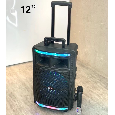 Loa Kéo Di Động LOUD SZ-1219 (Bass đôi 12, 1 Micro không dây)