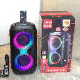Loa Di Dộng Karaoke KIMISO QS-8607 (Bass đôi 6.5x2, 1 Micro)