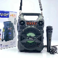 Loa Bluetooth Karaoke NNS NS-8021S-MIC (Kèm 1 Micro có dây, Pin năng lượng mặt trời)