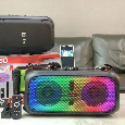 Loa Bluetooth Karaoke KIMISO QS-4216 (Bass đôi 6.5x2, 1 Micro có dây)