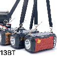 Đài FM Bluetooth/USB/TF HAIRUN HR-S13BT (Pin năng lượng mặt trời)