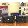 Dàn Karaoke Mini KIMISO QS-A6 (Bass đôi 6.5, Amply, 1 Micro dây)