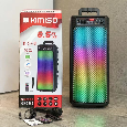Loa Kéo Di Động Karaoke KIMISO QS-7606 (Bass đôi 6.5x2, 1 Micro có dây)