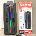 Loa Kéo Di Động Karaoke KIMISO QS-8201 (Bass đôi 8x2, 1 Micro có dây)