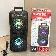 Loa Bluetooth Karaoke KIMISO QS-228 (Bass đôi 8x2, 1 Micro có dây)