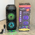 Loa Di Động Bluetooth Karaoke CH-6612 (Bass đôi 6.5, 1 Micro có dây)