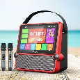 LOA BLUETOOTH KARAOKE W-KING V2 New 2022 (Màn hình cảm ứng Android, 2 Micro không dây)