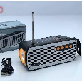 Loa Bluetooth FM/USB/SD P130 (Đèn Pin LED, Pin năng lượng mặt trời)