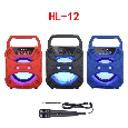 LOA BLUETOOTH KARAOKE HL-12 (Kèm 1 Micro Có Dây)
